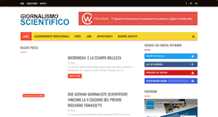 Desktop Screenshot of giornalismo-scientifico.org